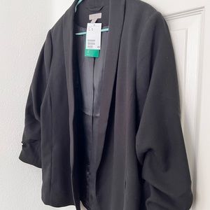 Black Shawl-collar Jacket